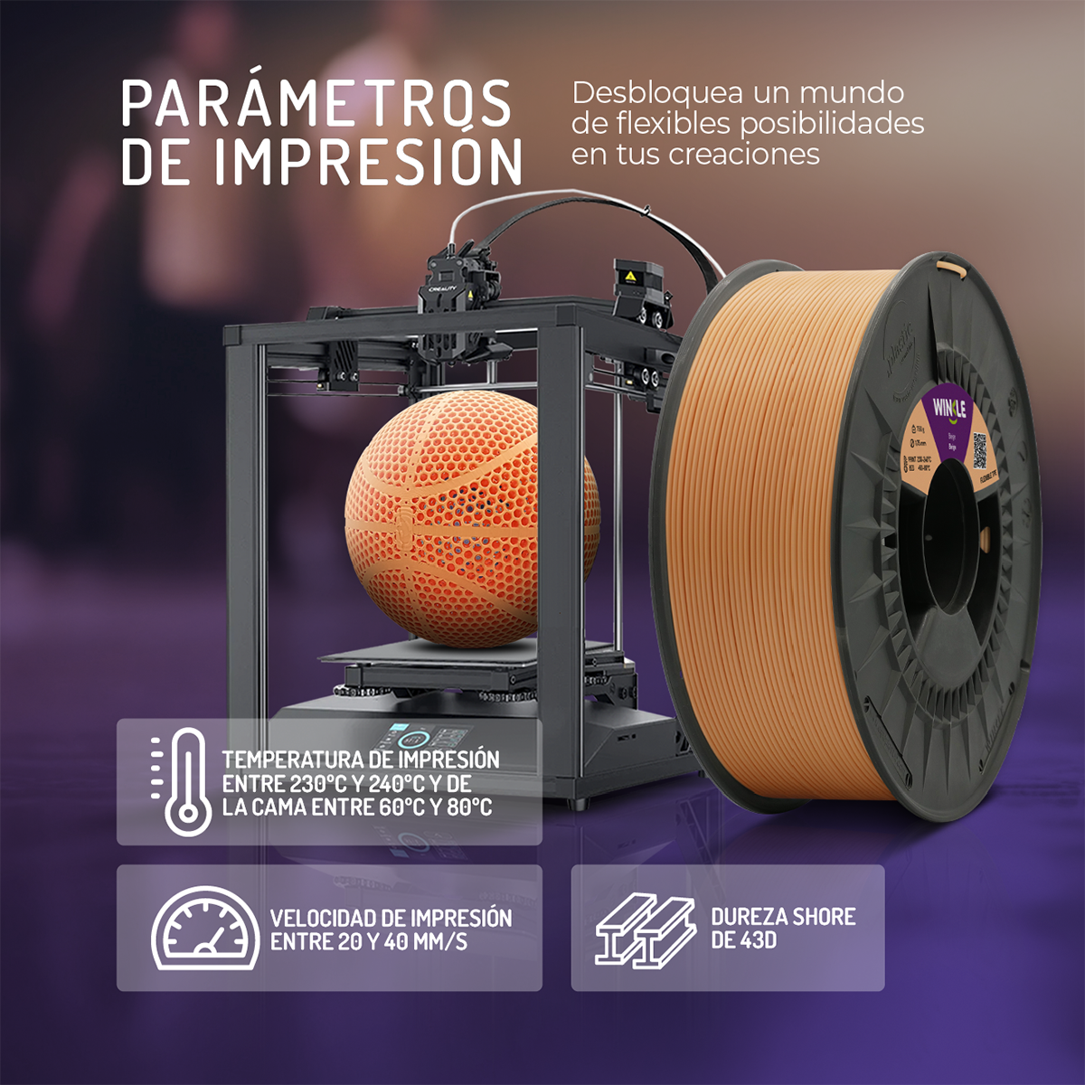Amazón Producto + PLA Flexible CR-19